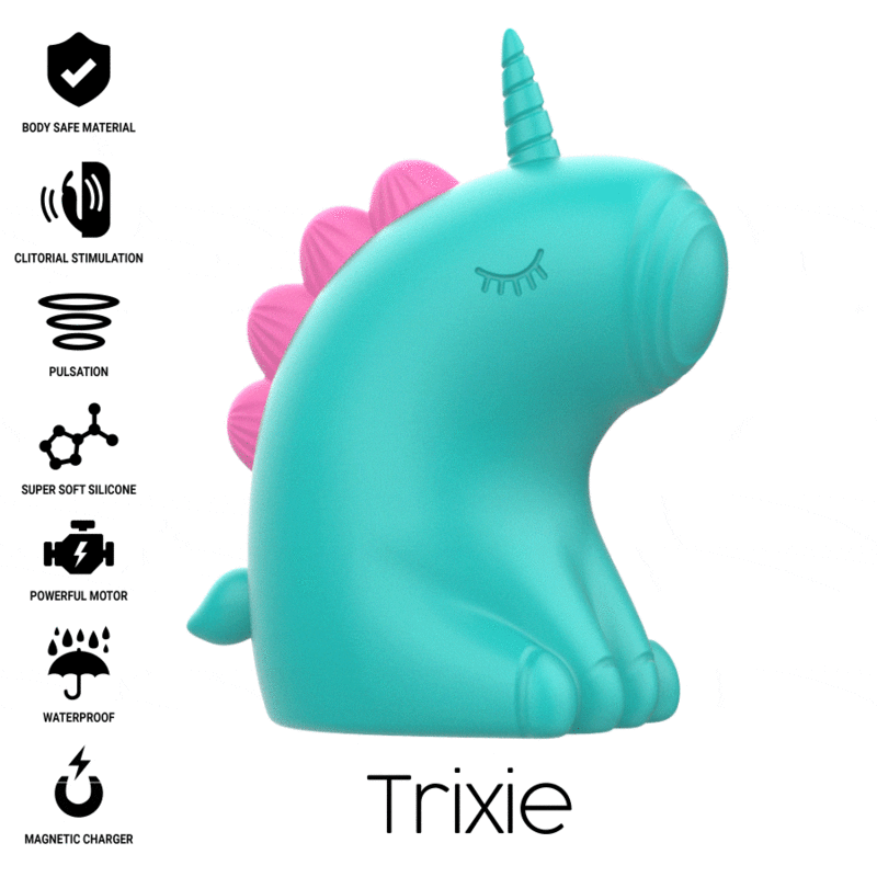 INTENSE - ESTIMULADOR DE TOQUES DE LÍNGUA TRIXIE UNICÓRNIO
