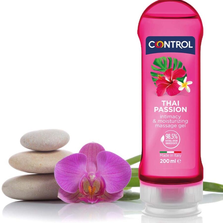 CONTROL - 2 EN 1 MASSAGEM  PRAZER TAILANDÊS PAIXO 200 ML