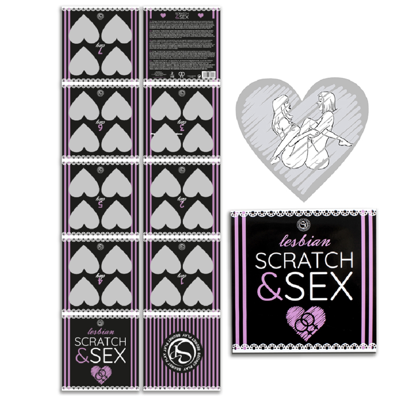 SECRETPLAY - SCRATCH  SEX GAME PARA CASAIS POSIÇÕES LÉSBICAS (ES/EN/FR/PT/DE)